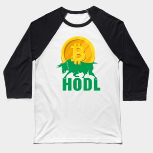 Bitcoin HODL Baseball T-Shirt